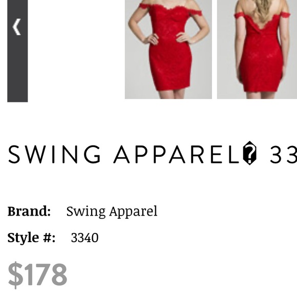 Sexy red lace Cocktail dress 👗 Valentines Day ♥️ - Picture 8 of 8